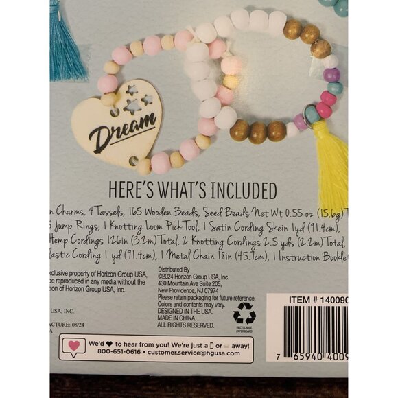 STMT DIY Wooden Charm & Tassel Jewelry Set - Picture 5 of 5